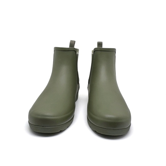 Hunter Women’s Refined Chelsea Rain Boots Olive Size 10 - Picture 4 of 13
